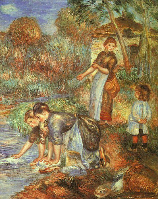Pierre Renoir Washerwoman china oil painting image